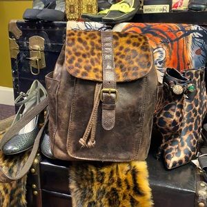 Patricia Nash Leather Backpack Purse
